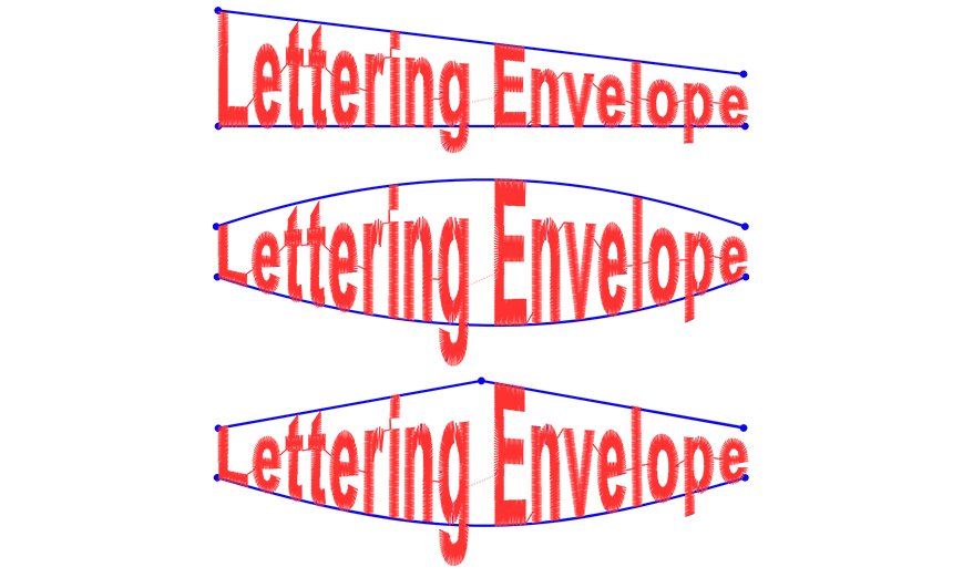 Multiple envelope styles for letters