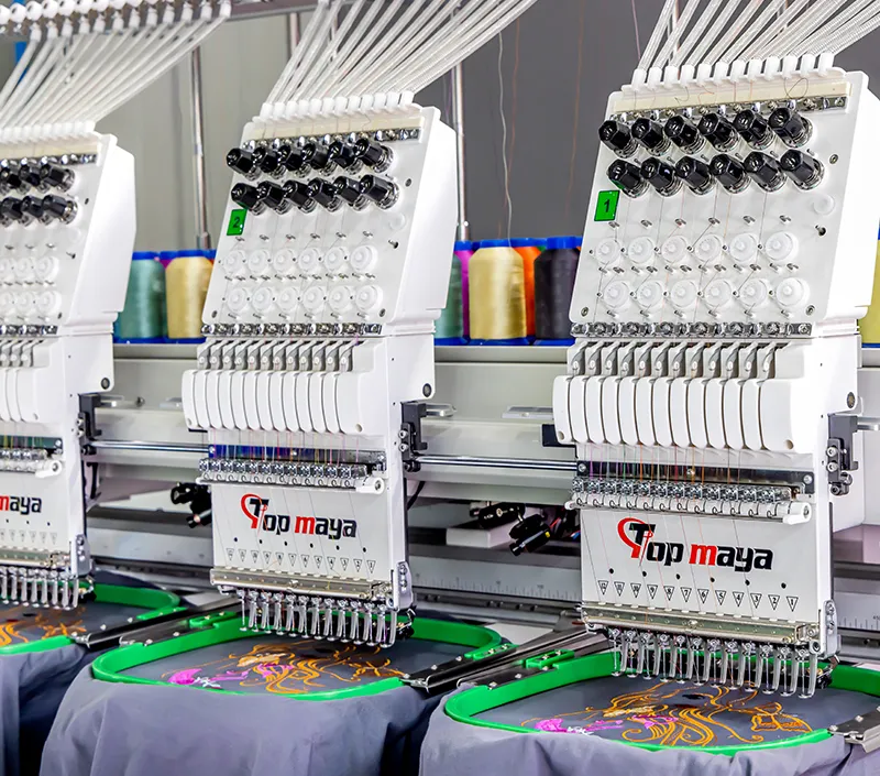 3 Heads Embroidery Machine