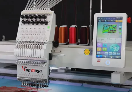 TOPMAYA DTX-1201 Single Head Embroidery Machine