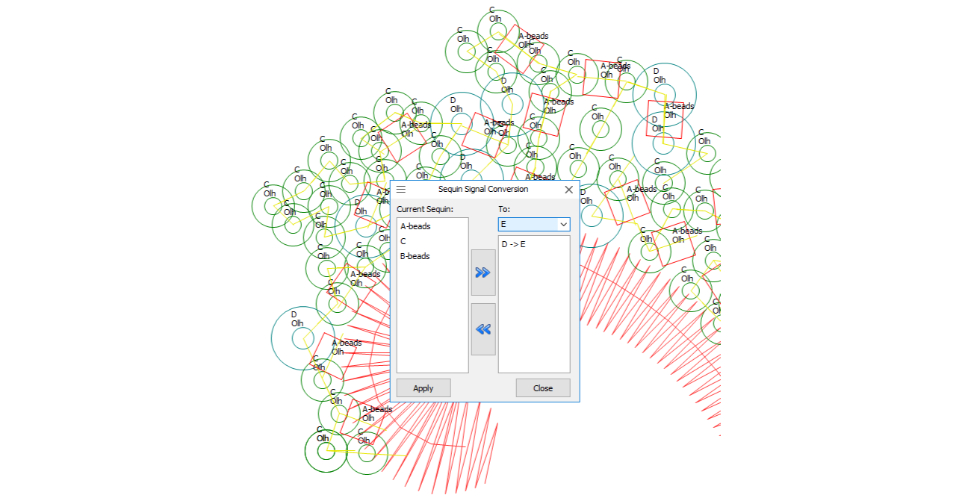 Diversified bead attribute setting function